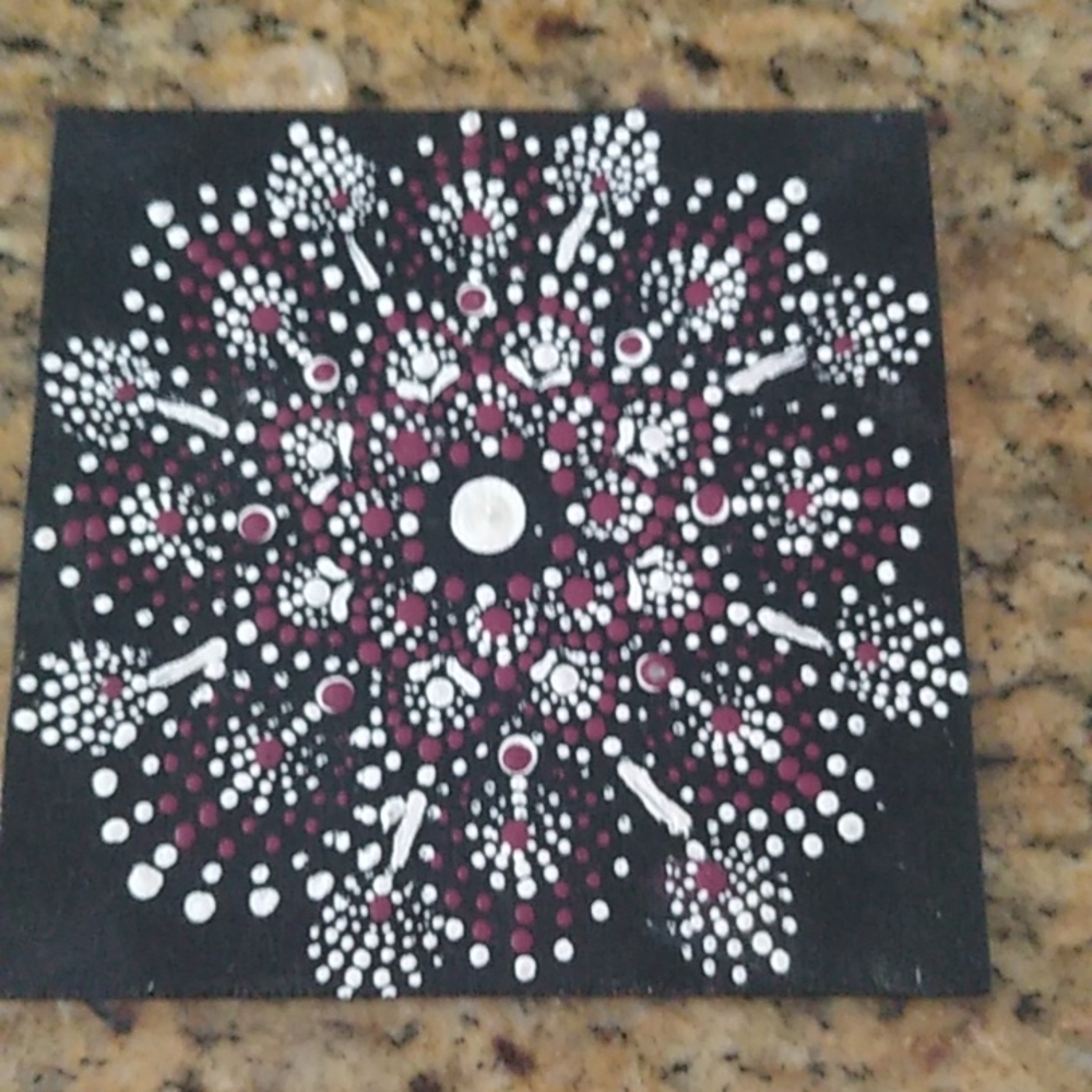 Hand Painted Mandala